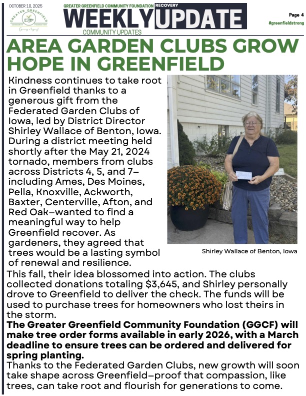 FGCI District IV, V & VII Donation